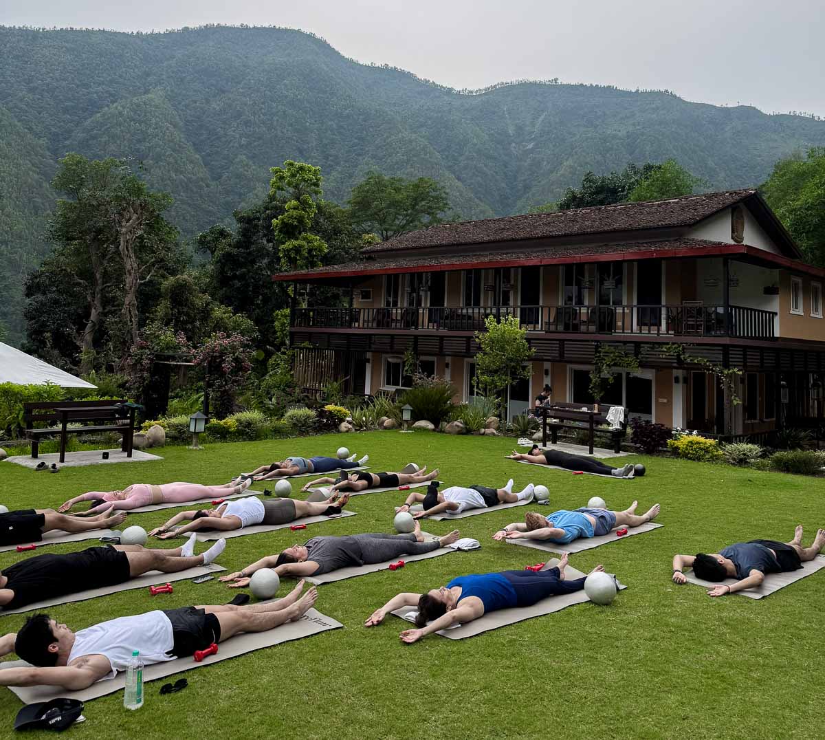 Outdoor Hot Pilates